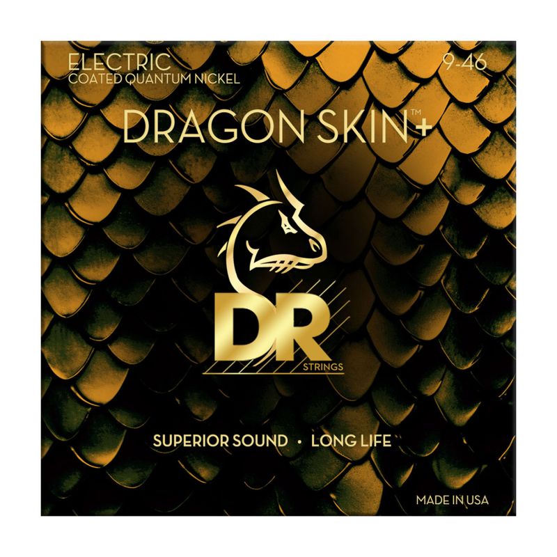 Набор струн DR Strings DRAGON SKIN+ Electric - Light - Medium (9-46)
